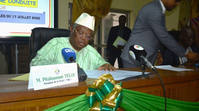 Togo/Elections municipales : La HAAC et les organisations de presse signent un code de bonne conduite