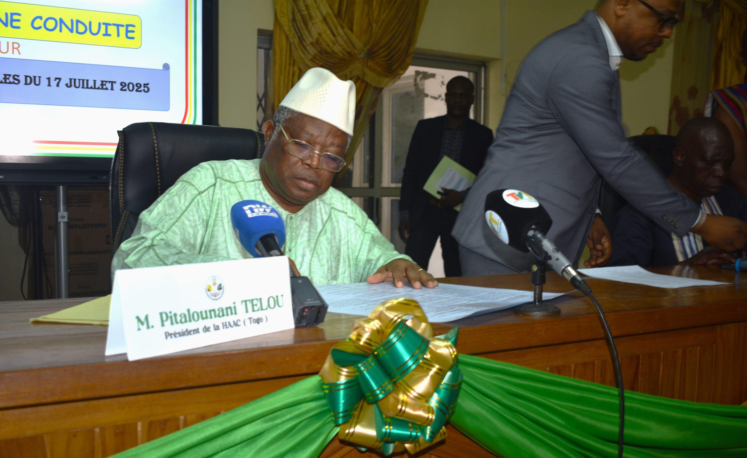 Togo/Elections municipales : La HAAC et les organisations de presse signent un code de bonne conduite