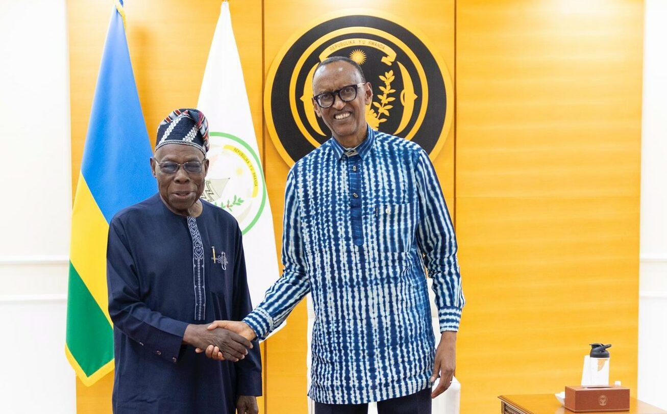 La paix régionale au centre d’un entretien du président rwandais, Kagamé avec le médiateur et ancien Chef d’Etat nigérian Obasanjo