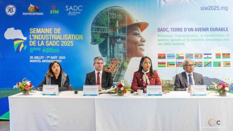 La Semaine de l’industrialisation de la SADC prévue du 28 juillet au 1er août prochain à Madagascar