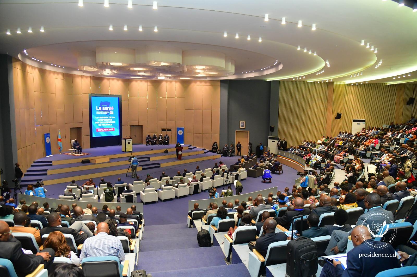 RDC/12ème Conférence des Gouverneurs de provinces : Tshisekedi invite les provinces à intégrer la santé dans leurs politiques publiques