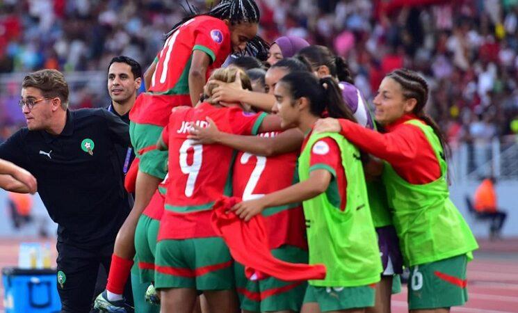 CAN 2024 féminine : La sélection marocaine se qualifie pour les demi-finales et les Verts algériens plient leurs bagages