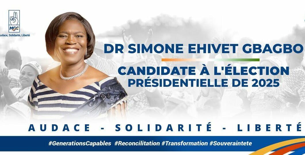 Côte d’Ivoire : Simone Ehivet Gbagbo candidate à la présidentielle d’octobre 2025