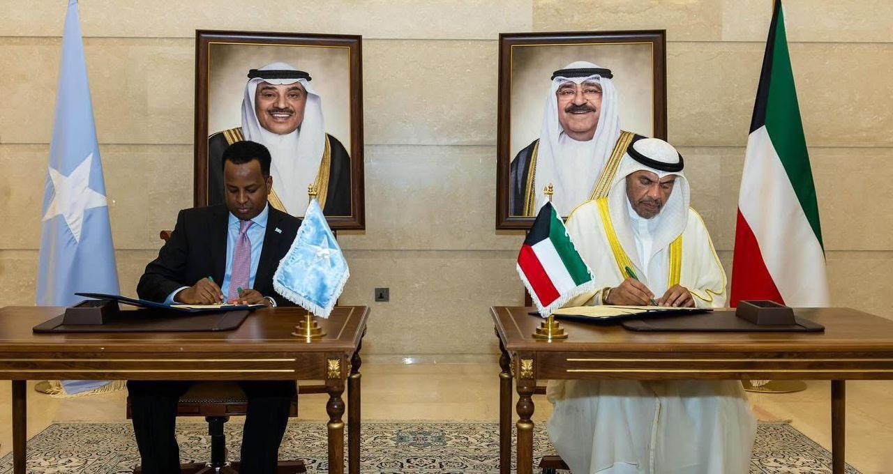 La Somalie et le Koweït signent trois protocoles d’accord destiné à renforcer leurs relations diplomatiques