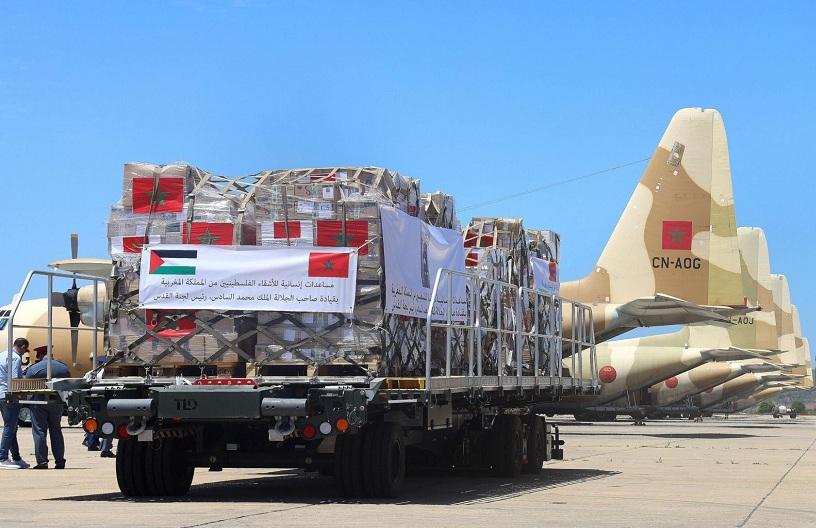 Le Maroc envoie sur instructions royales, une nouvelle aide humanitaire à Gaza