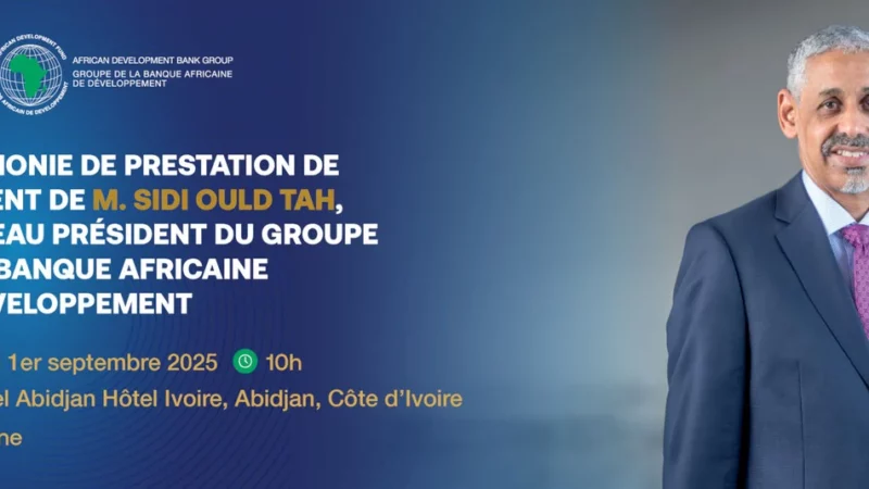 Le nouveau président de la BAD prêtera serment le 1er septembre prochain à Abidjan
