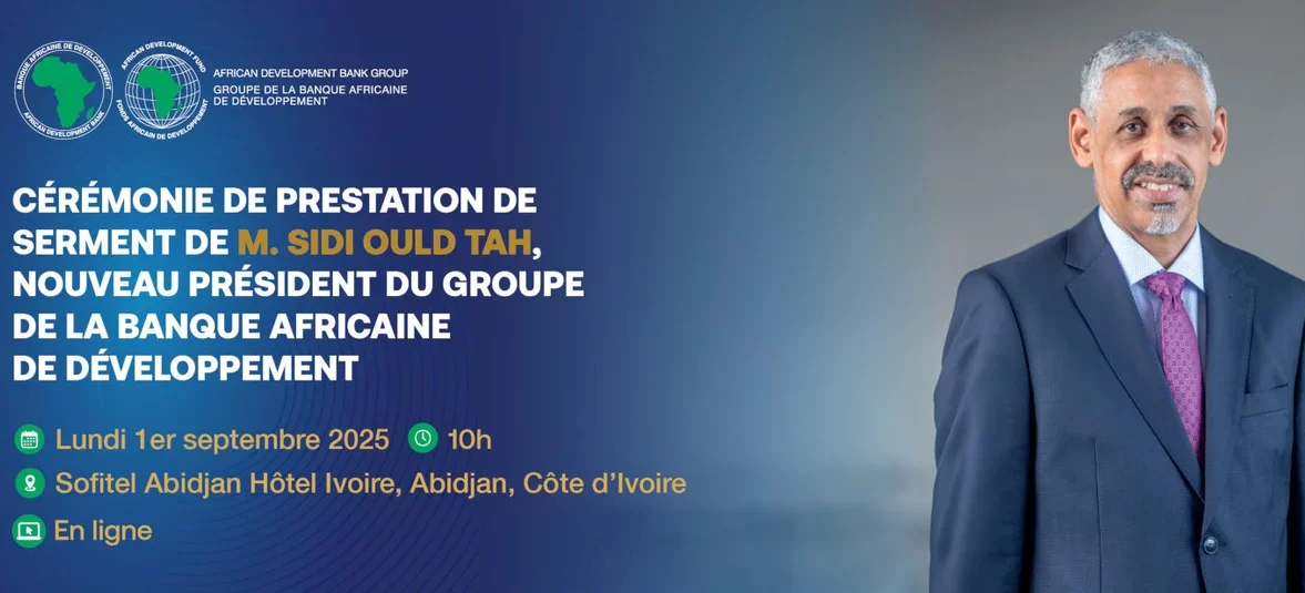 Le nouveau président de la BAD prêtera serment le 1er septembre prochain à Abidjan