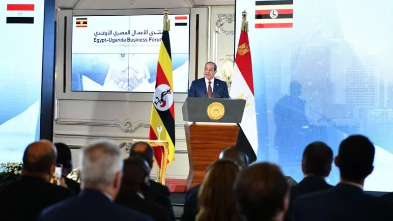 L’Ouganda est un partenaire essentiel pour l’Egypte (Président Al-Sissi)