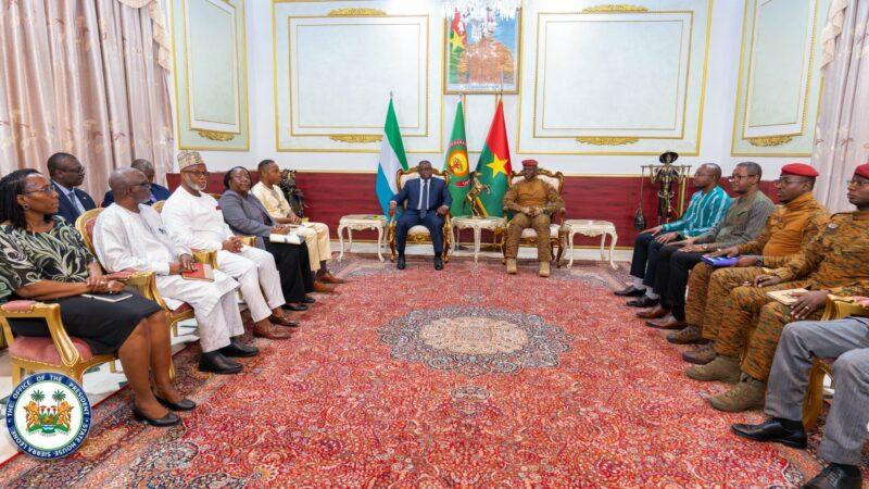 La Sierra-Léone réaffirme son soutien au Burkina Faso