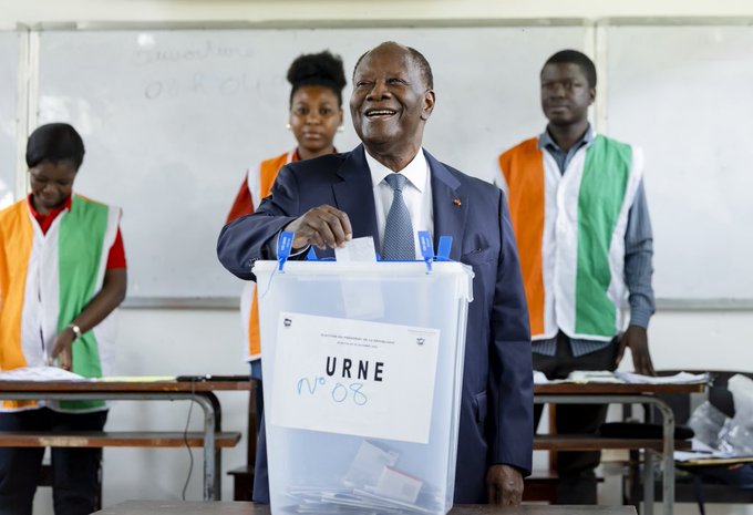 Côte d’Ivoire-Présidentielle du 25 octobre : Vers une victoire écrasante du président sortant, Ouattara