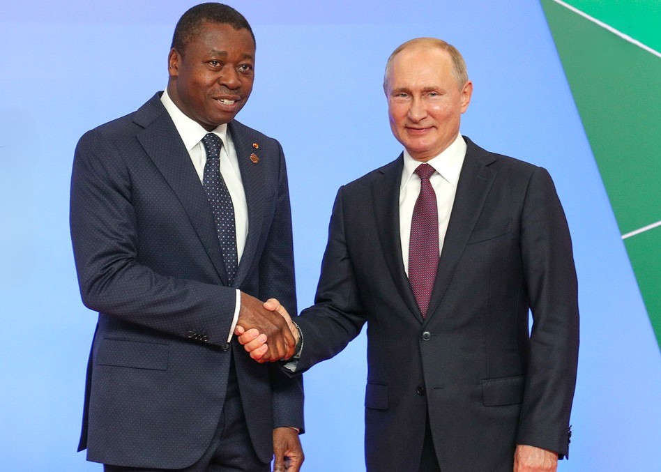 Le Chef d’Etat togolais, Faure Gnassingbé en visite officielle de trois jours en Russie