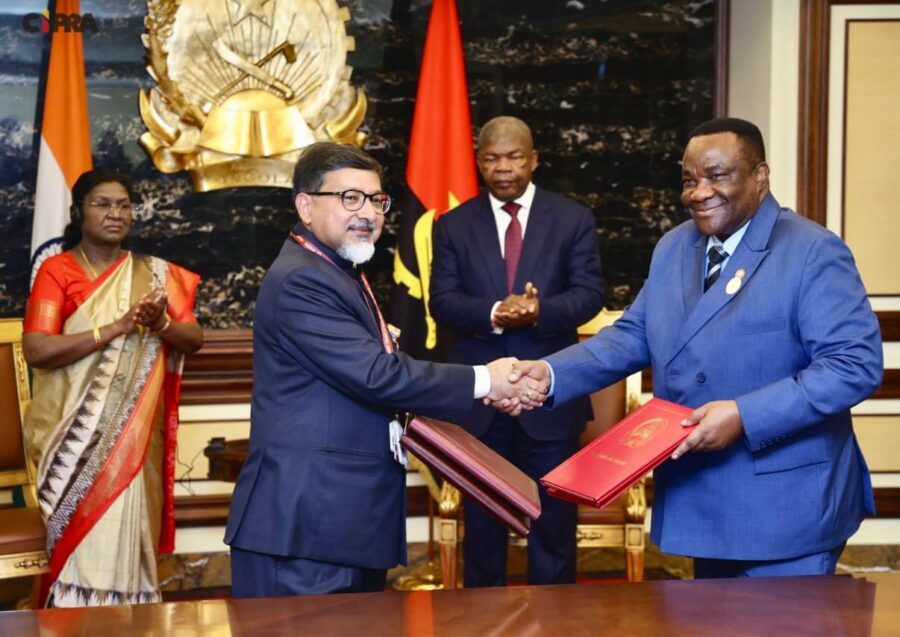 L’Angola signe avec l’Inde cinq accords de coopération dans plusieurs domaines