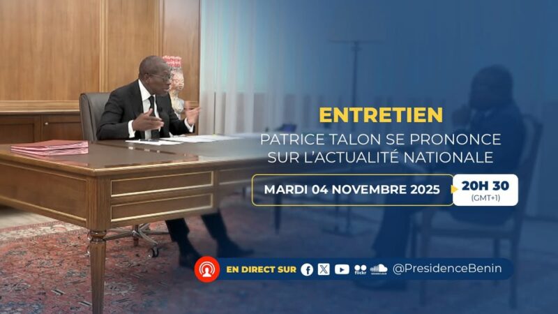 Le président béninois, Talon tend la main aux députés LD démissionnaires
