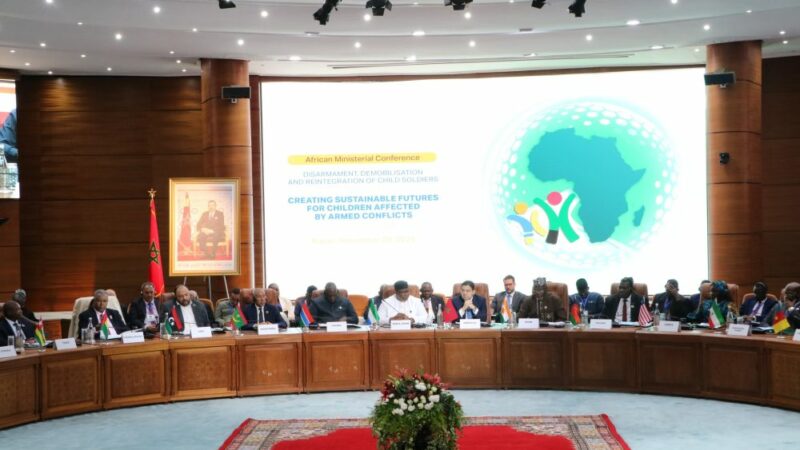 Maroc-Afrique : La Conférence ministérielle africaine sur le DDR des enfants soldats adopte une «Déclaration» à l’issue de ses travaux