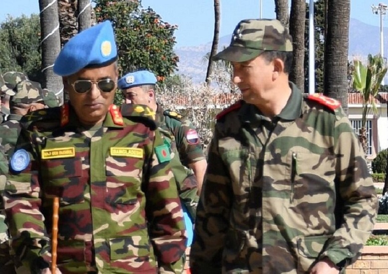 Maroc-ONU : L&rsquo;Inspecteur général des FAR s&rsquo;entretient à Agadir, avec le commandant de la Force de la MINURSO