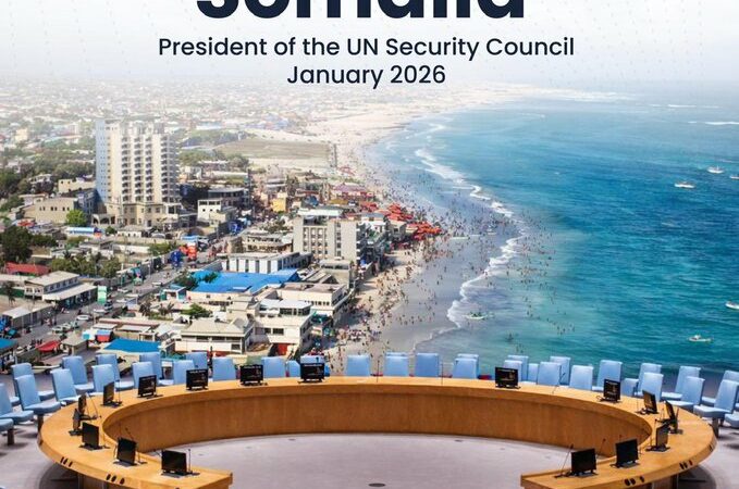 La Somalie prend la présidence tournante du Conseil de sécurité de l’ONU pour le mois de janvier 2026