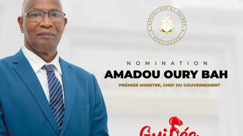 Guinée : Démission du Gouvernement d’Oury Bah