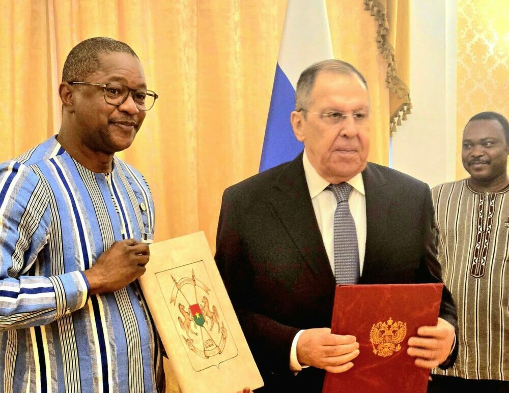 Ouagadougou et Moscou signent un accord devant booster leur coopération bilatérale