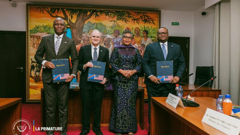 La RDC et les USA signent un accord de 1,2 milliard USD pour la santé publique
