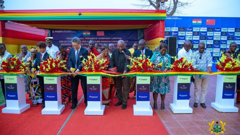 Lancement au Ghana des travaux de construction de l&rsquo;une des plus grandes verreries en Afrique