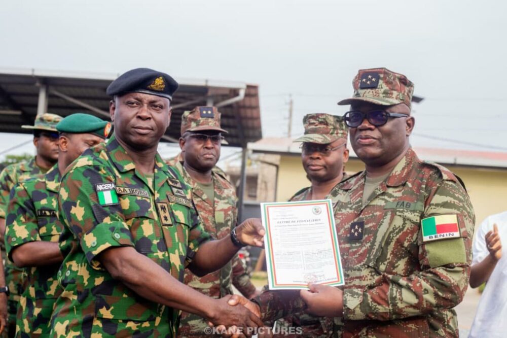 Le Bénin annonce la fin de mission du bataillon nigérian déployé à Togbin