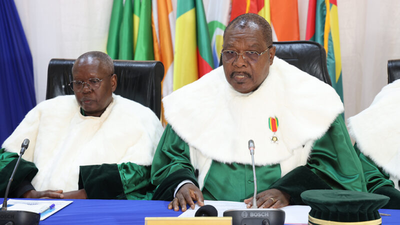 Le magistrat togolais, Kuami Gameli Lodonou officiellement installé à la présidence de la Cour de Justice de l’UEMOA
