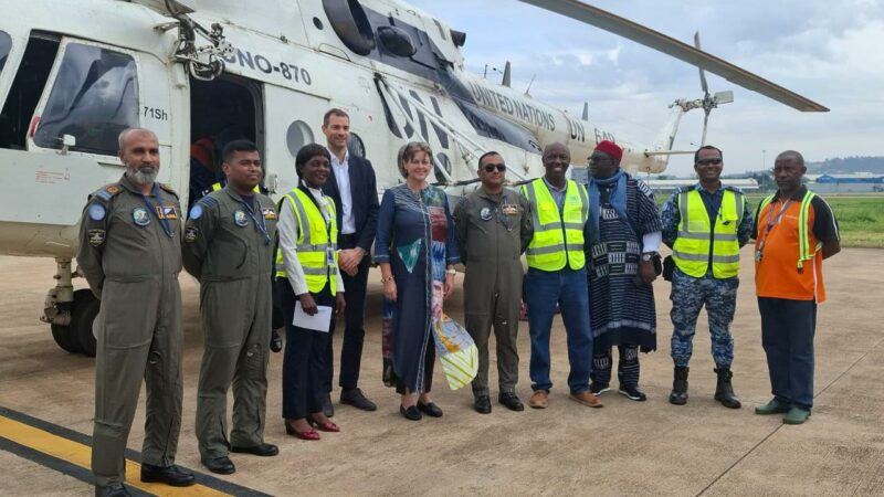 La cheffe de la MONUSCO à Goma pour l&rsquo;opérationnalisation du mécanisme de suivi du cessez-le-feu à l’Est de la RDC