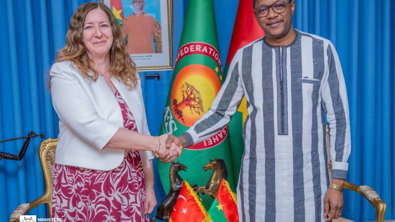 La Turquie et le Burkina Faso se félicitent des acquis concrets de leur coopération dans des domaines clés