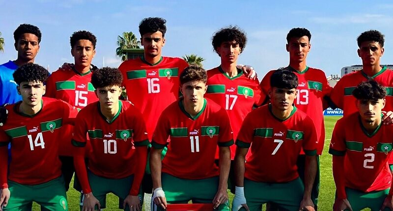 Football-Tournoi UNAF U17 : Le Maroc bat à l&rsquo;Égypte par 2-1