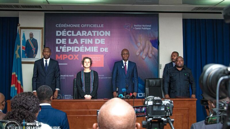 La RDC lève l&rsquo;état d&rsquo;urgence sanitaire après le constat officiel de la fin de l’épidémie de Mpox