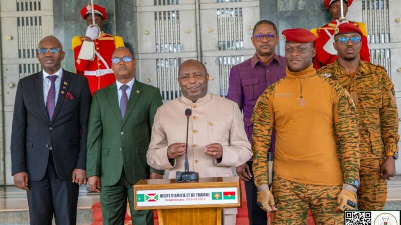 Le président burundais, Évariste Ndayishimiye prône un rapprochement entre l’UA et l’AES