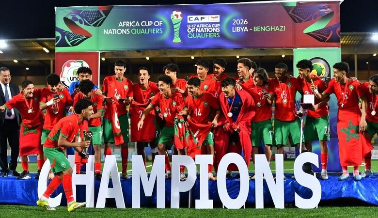 Afrique-Football : La sélection marocaine U17 remporte haut la main, le tournoi de l’UNAF à Benghazi