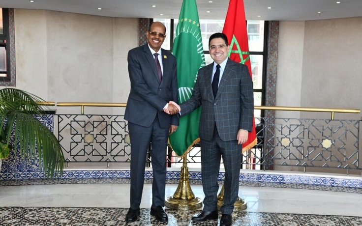 Maroc : Nasser Bourita et le président de la Commission de l’UA discutent à Rabat des questions africaines