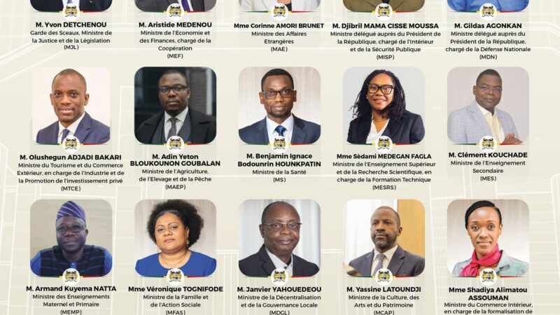 Le nouveau Président du Bénin, Romuald Wadagni met en place son premier gouvernement