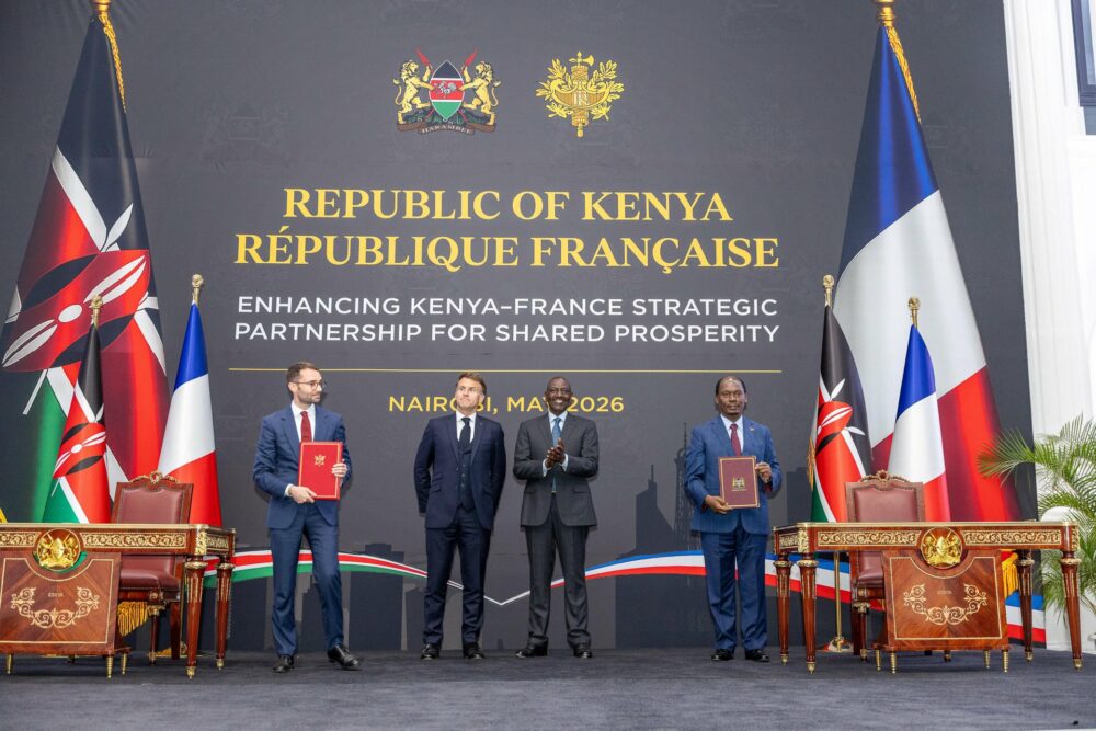 La France et le Kenya signent plusieurs accords de partenariat à la veille du sommet Africa Forward à Nairobi