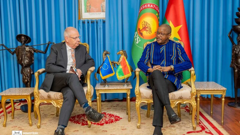Le Burkina Faso proteste contre une résolution adoptée à son propos par le Parlement européen