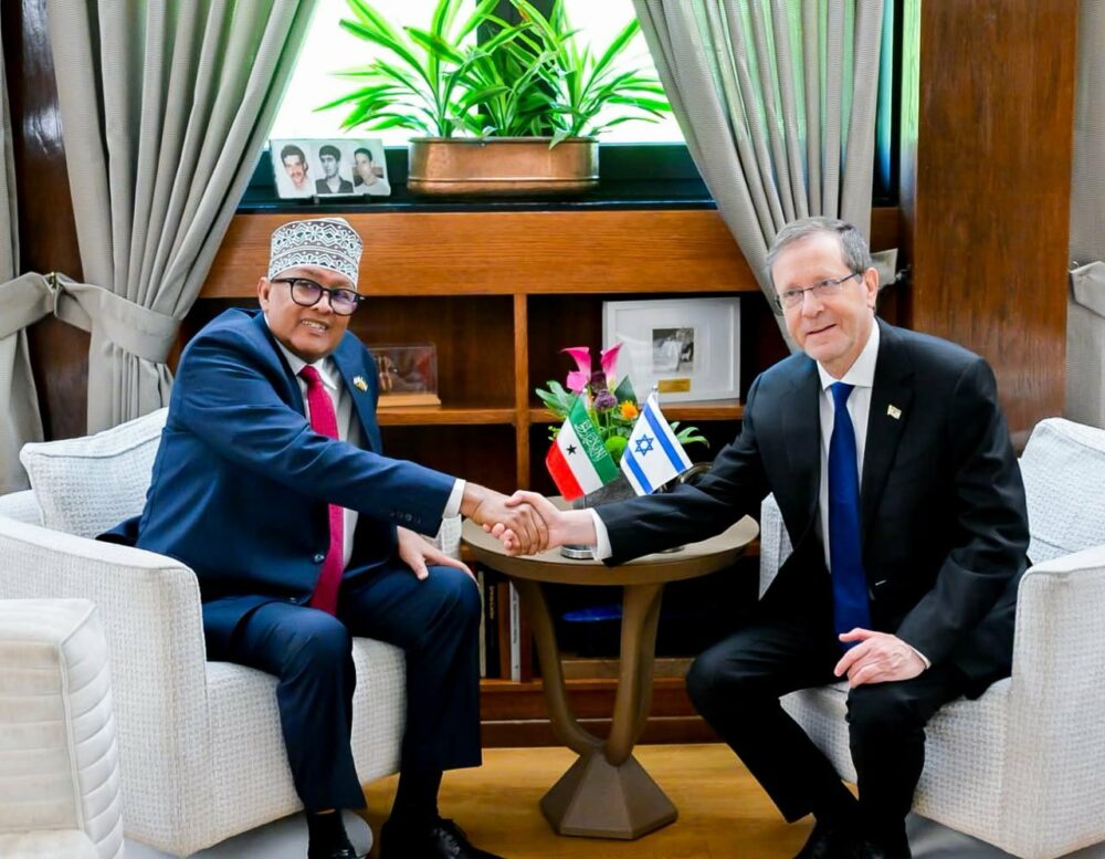 Le président du soi-disant «Somaliland» effectue sa première visite d’Etat en Israël