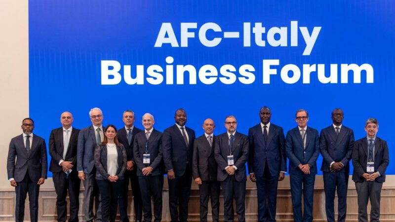 L’Africa Finance Corporation et l’Italie mobilisent des capitaux au profit de l’Afrique