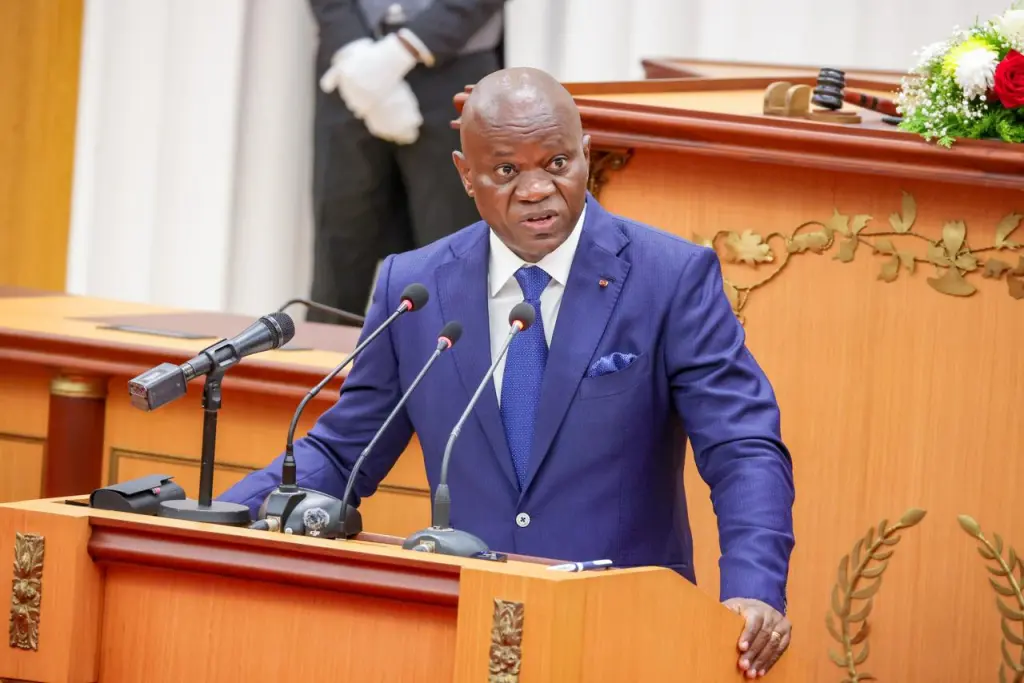 Le président gabonais dresse devant le Parlement, le bilan des réformes engagées depuis la Transition