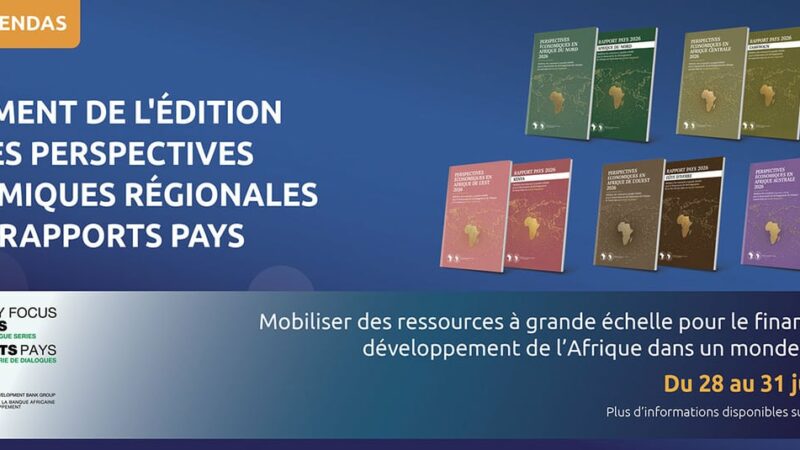 La BAD entame ce mardi les discussions sur les Perspectives économiques régionales 2026 et les rapports pays