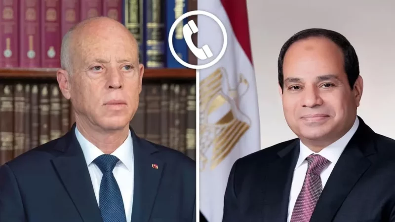 Egypte-Tunisie : Les président Kaïs Saïed et Abdel Fattah al-Sissi se concertent à nouveau autour de défis régionaux