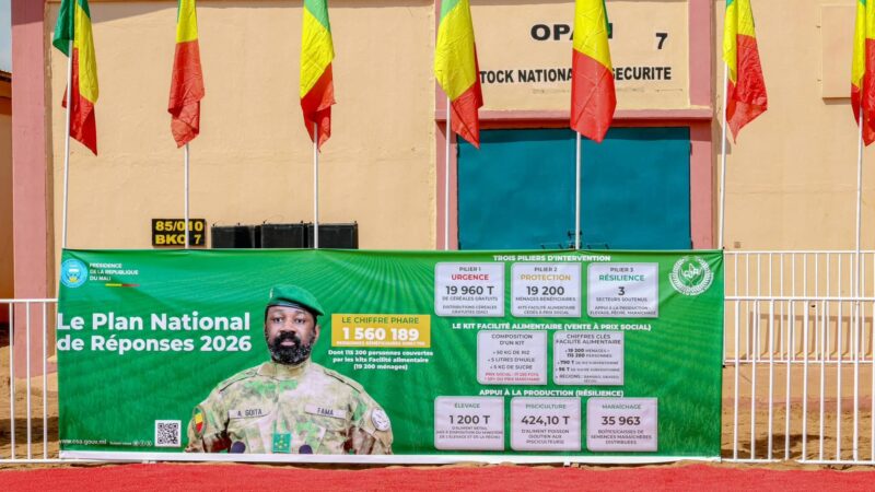 Le Mali lance le PNR 2026 à l’insécurité alimentaire et à la malnutrition