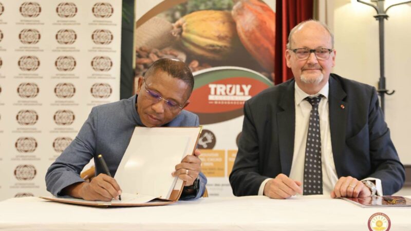 Madagascar signe l’Accord internationale sur le cacao 2026