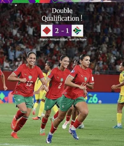 Afrique-Football : Double qualification du Maroc pour les demi-finales de la CAN féminine 2026 et le pour Mondial 2027