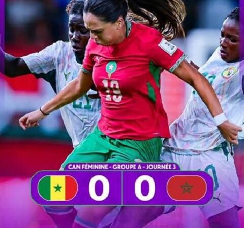 CAN féminine Maroc-2026 : Le Maroc se qualifie pour les quarts de finale, malgré son match nul face au Sénégal