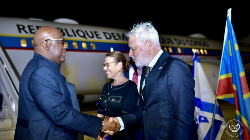 Le Président de la RDC, Félix Tshisekedi en visite officielle en Israël