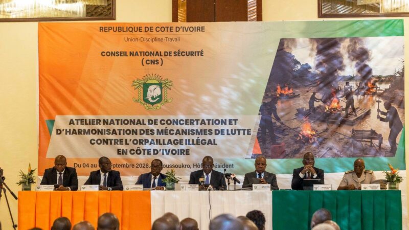 La Côte d’Ivoire se donne six mois pour éradiquer le phénomène de l’orpaillage illégal