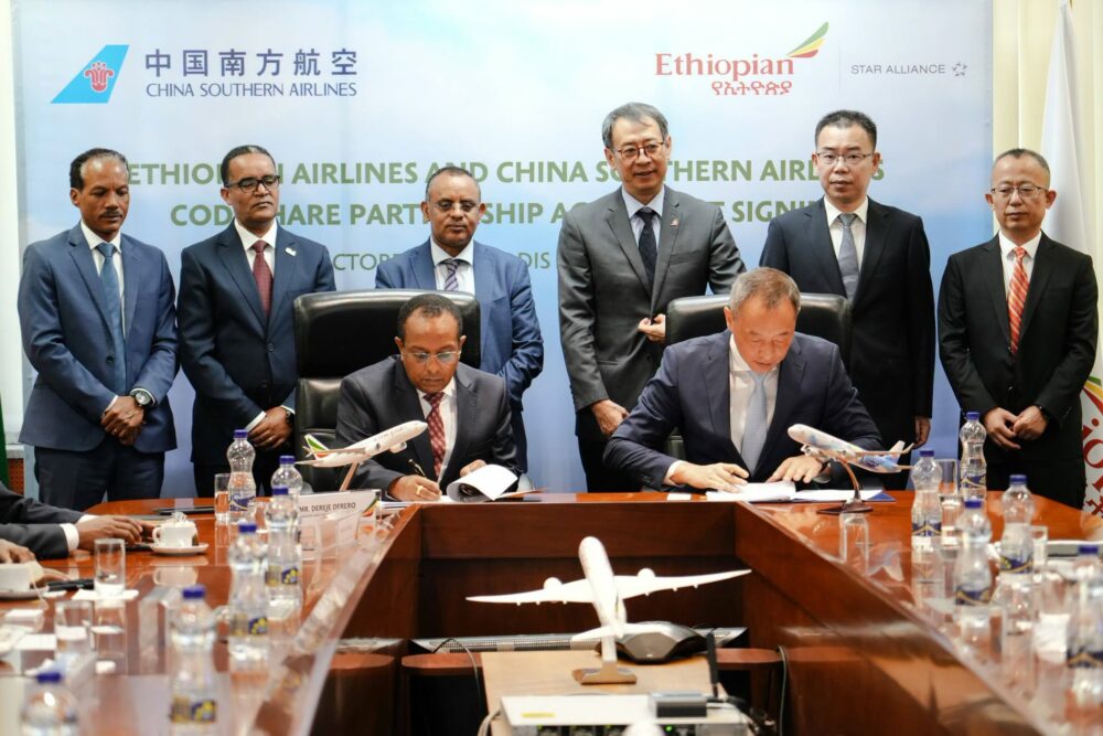 Transport aérien : Ethiopian Airlines et China Southern Airlines scellent un accord de partage de codes