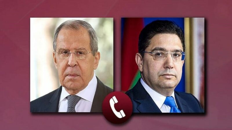 Le 3ème sommet Russie-Afrique et les questions d’intérêt commun au menu d’un entretien téléphonique entre Bourita et Lavrov